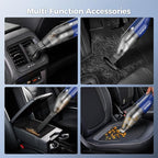 Handheld Vacuum Cordless -Car Vacuum Portable Cordless Cleaner Powerful Suction,1.2lbs Lightweight, Type-C Charge, Multiple A