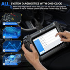 OBD2 Scanner Diagnostic Tool XTOOL D6: All System Scanner for Car with Free Updates, 15 Resets, Throttle Body Relearn, ABS