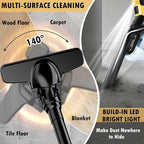 Cordless Vacuum Cleaner for Dewalt 20V Battery, 5 in 1 Handheld Electric Vacuum with Washable HEPA Filter，50CFM 100AW Cordles