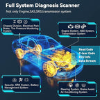 OBD2 Scanner Code Reader for Chevy/GMC Full System Diagnostic Scan Tool, Transfer Case ABS SRS EPB CKP Oil Reset 30+ Special