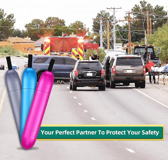 Car Safety Hammer Window Breaker and Seat Belt Cutter, Multi-Function Car Emergency Escape Tool Life-Saving Emergency Artifac