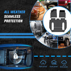 Nilight TPE Floor Mats for Tesla Model X 6 Seater 2022 2023 2024 2025 2026 All Weather Custom Fit Heavy Duty Floor Liners