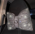 Fashion Car Ultra Bling Steering Wheel Cover with Sparkly Diamond Rhinestones, Gorgeous Accessory with Anti Slip Lining Extra Bling Especially Shiny Cat Exotic Universal (Pillow Silver)