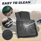 Sunsdrew Floor Mats Cargo Liner Set for 2023-2025 2026 Mercedes Benz GLC/GLC 300/GLC 350e/GLC 43 AMG (Not for Coupe), All Weather TPE Rubber Car Mats for GLC Accessories Raised Edge
