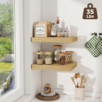 Fun Memories 12 Inch Deep Floating Shelves, 16 x 12 Wooden Wall Shelves, Extra Deeper & Thicker Rustic Wall Mounted Storage S