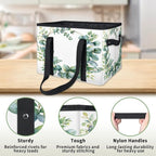 Reusable Grocery Bag, Foldable Large Shopping Tote Bag for Groceries Kitchen Picnic Car Trunk