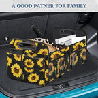Femuar Car Trunk Organizer, Car Storage Organizer with Large Capacity Waterproof Collapsible Trunk Organizer for Car Suv/Jeep/Sedan