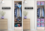 Sorbus Fabric Storage Cubes - 6 Foldable Tie Dye Storage Bins for Organizing Cubbies, Toy Box - Clothes Storage & Closet Orga