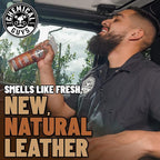 Chemical Guys Leather Scent Premium Air Freshener & Odor Eliminator – Car Air Freshener Leather Scent– Eliminates Odors and R