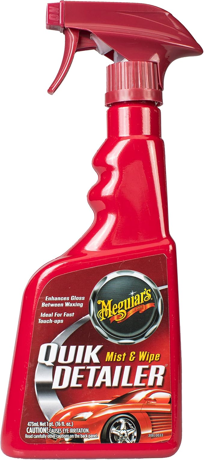 Meguiar's G10240 Smooth Surface XL Clay Kit - Includes 240 Grams of Clay Bars, Quik Detailer Spray Bottle and Microfiber Towe