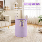 Artfeel Laundry Basket,Woven Cotton Rope Laundry Hamper,60L for Decorative Storage of Dirty Clothes,Toys and Blankets in Bath