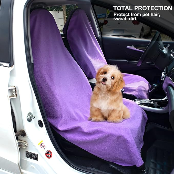 Waterproof Sweating Car Seat Cover for Post Gym Workout, Running, Swimming, Beach and Hiking, Universal Fit Non-Slip Bucket S