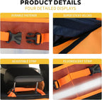 Backseat Hanging Trunk Organizer for SUVs, Cars, Trucks & MPVs | Multi-Pocket Storage with Anti-Slip Straps | Space-Saving Auto