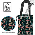 Car Trash Bag Mushroom Car Garbage Bag Hanging Car Trash Can for Back Seat with Drawstring
