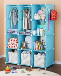 CUBEDIY Baby Closet Organizer for Nursery - Durable Baby Wardrobe Armoire for Closet - Customizable Dresser Shelves - Waterpr