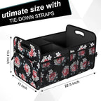 Femuar Car Trunk Organizer,Car Storage Organizer with 72L Large Capacity Waterproof Collapsible and 11 Pockets,Trunk Organizer