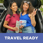 BAND-AID Brand Travel Ready Portable Emergency First Aid Kit for Minor Wound Care, Perfect for Home, Car, Travel, Camping Ess
