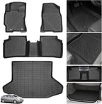 Floor Mats for Toyota Prius 2004-2009, Custom Fit TPE All Weather Protection Floor Liners, Prius c & Prius v Non-Slip Waterproof Trunk Mat, Car Accessories for 2nd Gen Prius