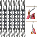 Wonder Hanger Max 10-Pack Space Saving Hangers, Reinforced Hooks Swivels 360°, Cascading Hanger, College Dorms & Storage Clos