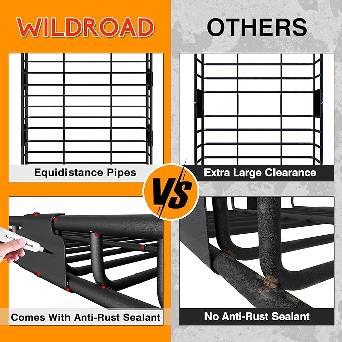 WILDROAD Car Roof Cargo Carrier Combo of Upgraded 84"x 39"x 4" Roof Rack Cargo Basket with 21 Cubic ft Cargo Carrier Bag, Super Duty Bungee Cargo Net and Ratchet Straps Fits for SUV Truck Cars
