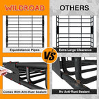 WILDROAD Roof Rack Cargo Basket, Upgraded 4” Fence Car Roof Basket, 43"x 39"x 4" Universal Car Top Luggage Holder Carrier Basket Fits for SUV Truck Cars