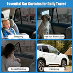Car Window Shades for 2019-2022 Forester - Rear Side Window Sun Shade for Baby, Breathable Mesh Car Privacy Window Covers, UV Protection and Heat Insulation for Road Trips, Napping, Camping