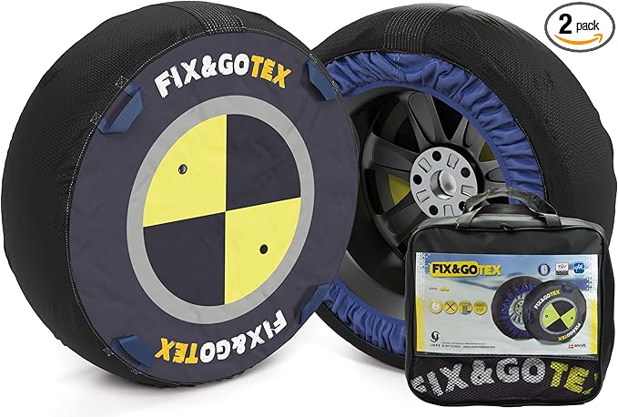 FIX&GOTEX – 8ZFI - Snow Chains, Textile car Snow Chain, Size: F.