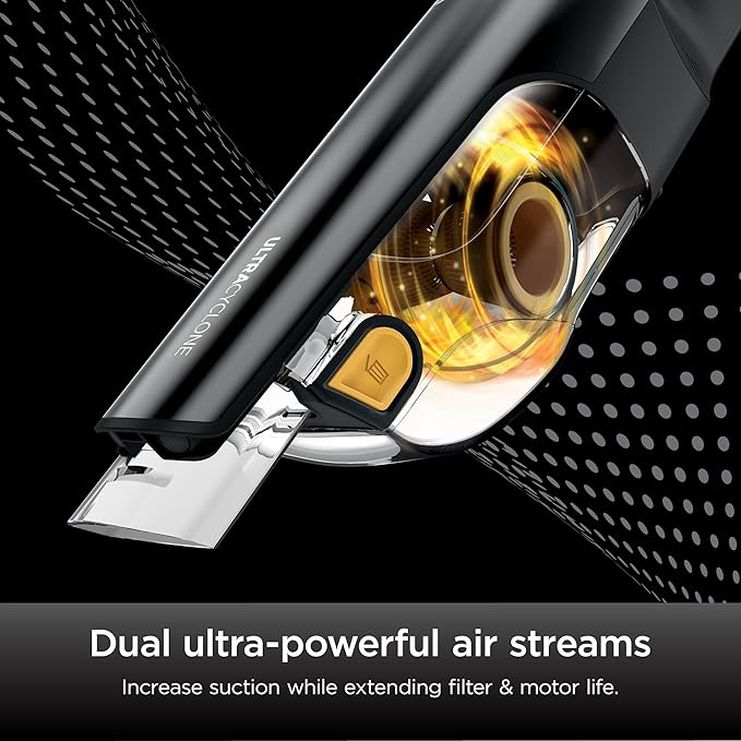 Shark UltraCyclone Pet Pro Plus Cordless Hand Vacuum, Powerful Suction, Handheld Vacuum for Car & Home, Pet Power Brush, Crev