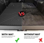 LASFIT Trunk Mat with Backrest Mat 2015-2020 for Chevrolet Chevy Suburban/GMC Yukon XL(Only Yukon XL, Not Fit Yukon)/Cadillac Escalade ESV(Only Escalade ESV, Not Fit Escalade), All Weather TPE Mat