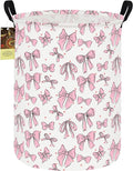 HUNRUNG Laundry Hamper,Large Canvas Fabric Lightweight Storage Basket Toy Organizer Dirty Clothes Collapsible Waterproof for 