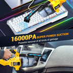 Cordless Vacuum Compatible with DeWalt 20V Battery, 5 in 1 Brushless Vacuum Cleaner with 50KPA 500W Powerful Motor, 50 CFM Po