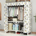 Portable Wardrobe Closet For Hanging Clothes, Installation-free Wardrobe, One-piece Folding Design,closet Organizer System,wa