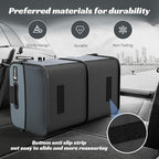 Sposuit Trunk Organizer for Car - 70L Collapsible Car Storage with 11 Pockets & Reinforced Handles, SUV Trunk Organizers for