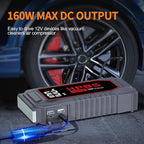 Car Jump Starter - 5000A Peak Jump Starter Battery Pack with DC for Up to All Gas and 10.0 L Diesel Engines 12V Portable