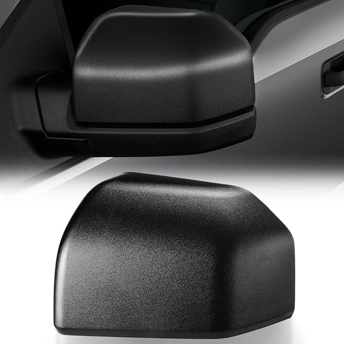 ACLONG Glossy Black Mirror Cover Caps Rearview Side Mirror Covers Fit for Ford F150 2015-2020 Left Driver Side Replaces #FL3Z-17D743-BA -1 PC