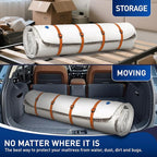 Mattress Vacuum Storage Bag for Memory Foam, Latex and Hybrid Mattress, Easy Moving and Storage (Full/Queen Size)