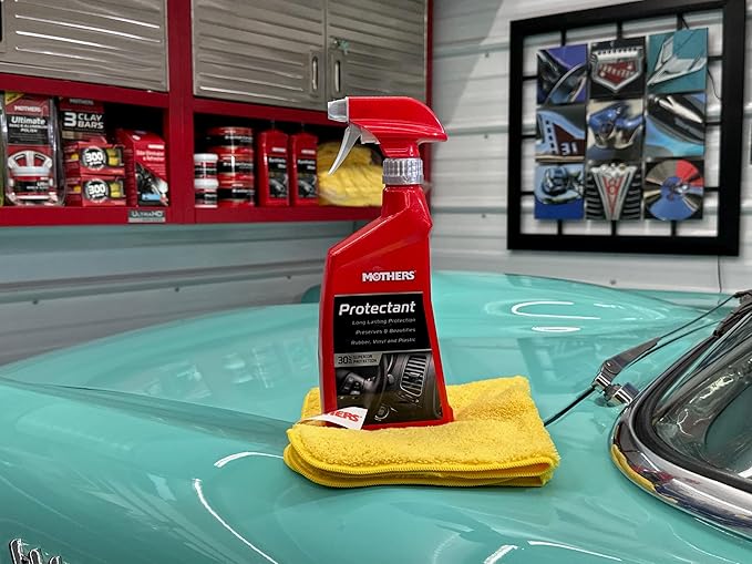 Mothers Protectant, 1 gal. – Long-Lasting UV Protection for Rubber, Vinyl & Plastic, Shields Dash, Trim, Bumpers & Tires from