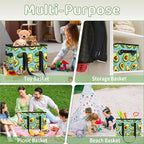 Reusable Grocery Bag, Foldable Large Shopping Tote Bag for Groceries Kitchen Picnic Car Trunk