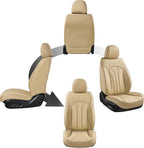 FLORICH Leather Seat Covers, Seat Covers Full Set, Car Seat Protectors 5 Seats, Automotive Seat Covers Fit for Most Cars Truc