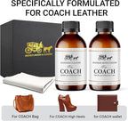 Leather Cleaner & Moisturizer Set for Coach, Gentle Formula to Remove Stains & Restore Shine, Keeps Leather Looking Like New,