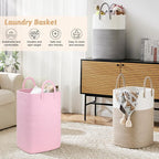 Artfeel Laundry Basket,Woven Cotton Rope Laundry Hamper,40L Versatile Storage for Dirty Clothes,Baby Toys,and Blankets in Bat