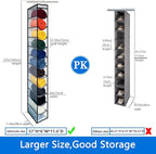 Closet Organization,12 Section, Hanging Closet Organizer, Space Saving, College Dorm Essentials for Girls,Heavy dutys Hooks U