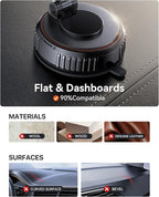 Miracase for MagSafe Car Mount [3600gf Strong Magnet & 89+LBS Suction Base] Vacuum Magnetic Phone Holders for Your Car, 360° Adjustable Dashboard & Windshield Mount for iPhone 17-12 Pro Max Plus Air