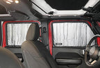 YelloPro Side Window Front Seat Reflective Sunshade Custom Fit for 2018 2019 2020 2021 2022 2023 2024 2025 2026 Jeep Wrangler, Unlimited JL, Sport, Sport S, Sahara, Rubicon 2 Door 4Dr (2pcs)