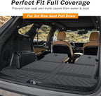 KUST Floor Mats Set for Kia Sorento 2021-2025 2026 (6 Seater, Not for Hybrid), All Weather Rear Trunk Cargo Liner with 2nd Row Back Seat Protector Full Set Car Mats Accessories TPE Rubber Raised Edge