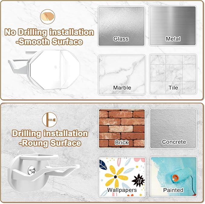48 Pack Adhesive Hat Hooks for Wall, Super Strong Hat Rack for Baseball Caps, Hat Organizer Display for Home Decor, Hat Hange
