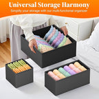 TasticTotes Drawer Organizer Clothes, 24 Pack Drawer Organizers and Underwear Organizer for Nursery, Dividers Clothes Organiz