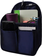Vercord Backpack Organizer Insert Liner Hanging Travel Bag in Bag with Many Pockets