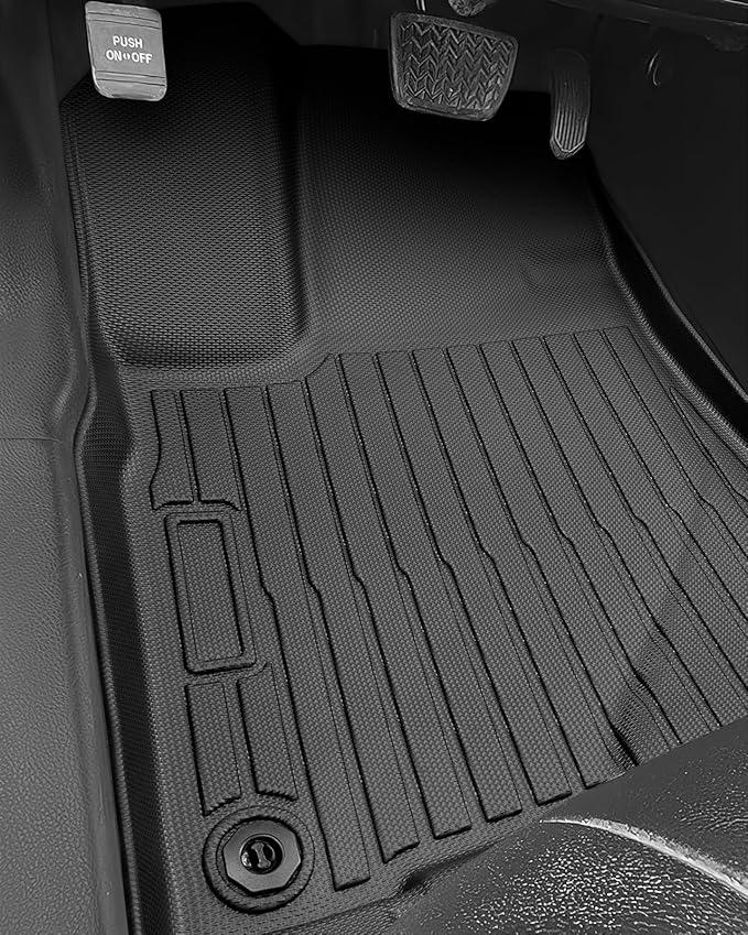 All-Weather Floor Mats & Cargo Liner for Toyota Highlander 2014-2019 | Only for 7-Seat(Captain's Chairs) & Gas | Fit Floor Mats & Cargo Cover with Backrest Covers for LE Plus XLE SE Limited Platinum