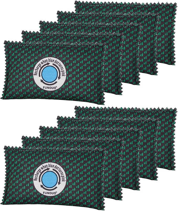 100g Rechargeable Desiccant Pack of 10,Moisture absorbers for storage,Moisture absorbers Bag,Desiccant Dehumidifier bag,Dehum